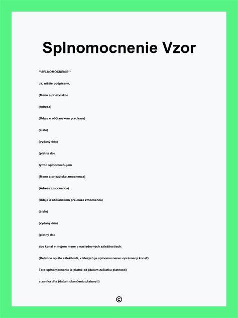 Splnomocnenie na vycestovanie dieťaťa do zahraničia vzor: čo potrebujete vedieť a ako ho správne vypísať